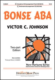 Bonse Aba Two-Part choral sheet music cover Thumbnail